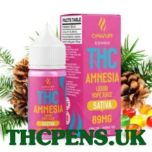 CanaPuff THC/2000mg CBD - Amnesia 89mg THC - Liquid, 30 ml